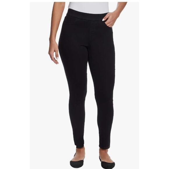Gloria Vanderbilt Ladies Capri, High Rise Front Button Jeans SZ 8 - Picture 1 of 3